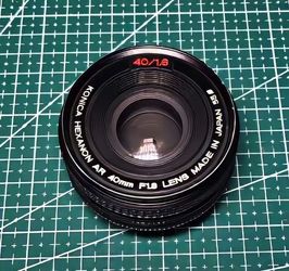 Konica 40mm. F1.8