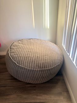 Grey bean bag