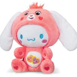  Cinnamoroll Dressed As Love-a-Lot Bear 8" Fun-Size Plush, Pink - Soft