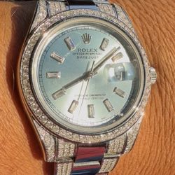 Rolex Date Just 2018 Ice Blue With Diamonds 💎 41 mm 