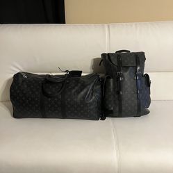 Louis Vuitton Duffle And Back Pack 