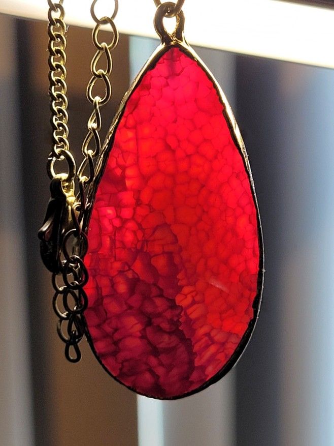Gold Plated Agate Necklace