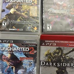 PlayStation 3 games see description for title names and prices