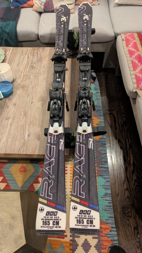 Salomon Slalom Skis 165 Cm