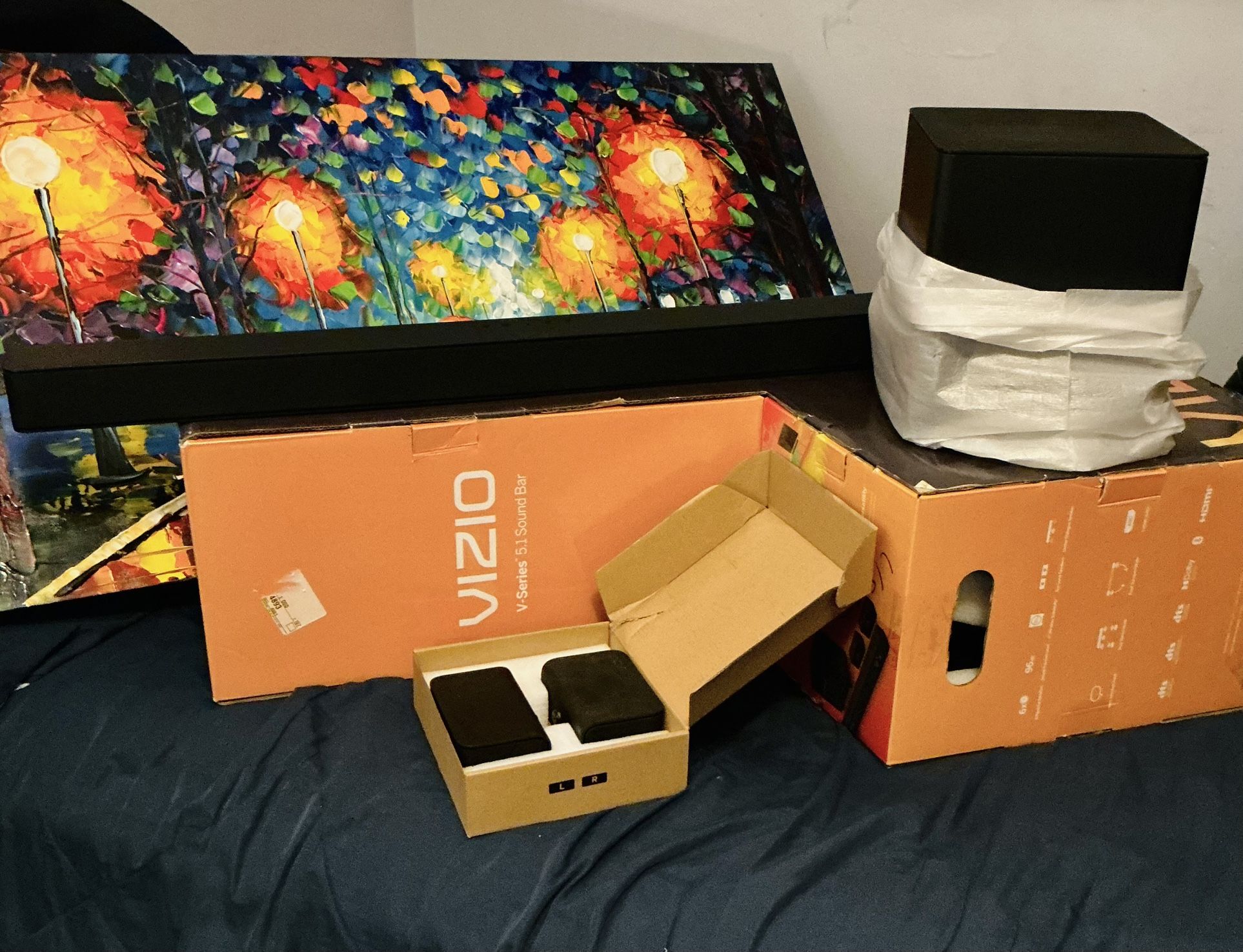 Vizio V-Series 5.1 Ch. Soundbar Home Theater System | Wireless Subwoofer + Rear Speakers for Ultimate Surround Sound