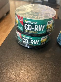 Memorex Cd  Packs New 
