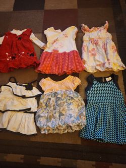 6 Nice Dresses Size 12 Month
