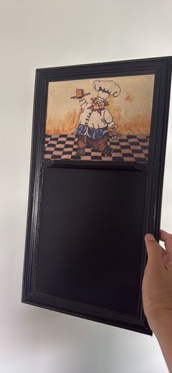 Vintage Chef Kitchen Chalkboard / Menu Board