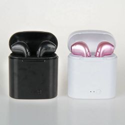i7S Wireless Bluetooth Headphone Earbuds For Apple iPhone With Charging Box Universal $45 2 For $80 5 Different Colors WHITE/BLACK/RED/GOLD/PINK