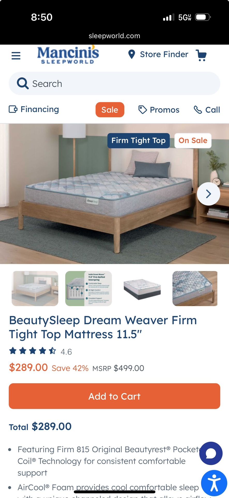 Full size mattress brand new
