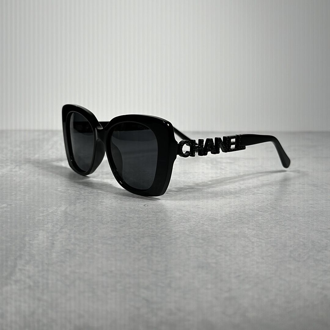 シャネル サングラス CH5422B C501 T58 シャネル サングラス CH5422B C501/T8 Black Strass 偏光