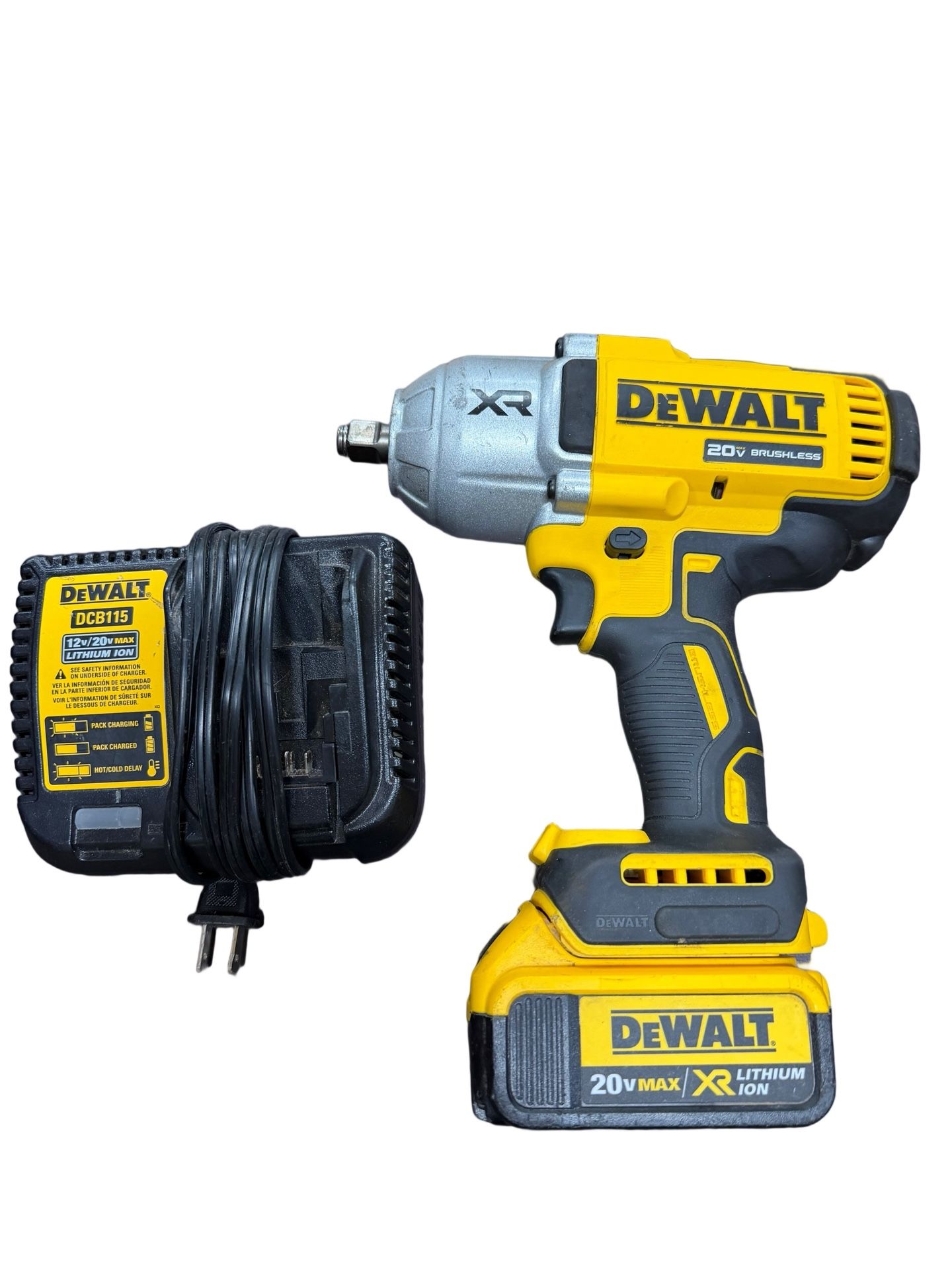 Dewalt 20v Max XR Impact Wrench Kit 1/2" DCF900P1 With Battery And Charger