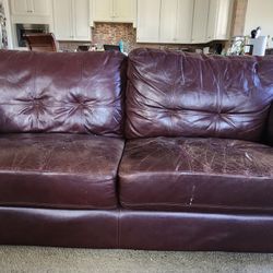 3 Piece Leather Sofa Set