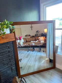 Wood Mirror