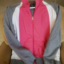 Cotton Zippered Top. Size Large