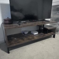 Wood TV Table 