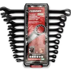 Husky Universal Metric Combination Wrench (10-Piece)