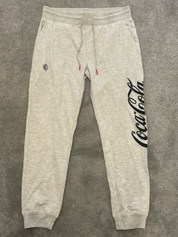 Grey Coca-Cola Sweatpants - Men Size Small