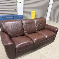 3-Seater Leather Sofa - Great Condition