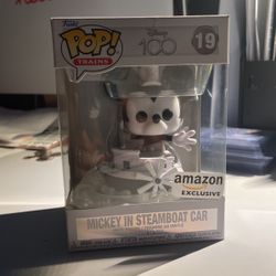 Disney 100 Mickey In The Steamboat Car