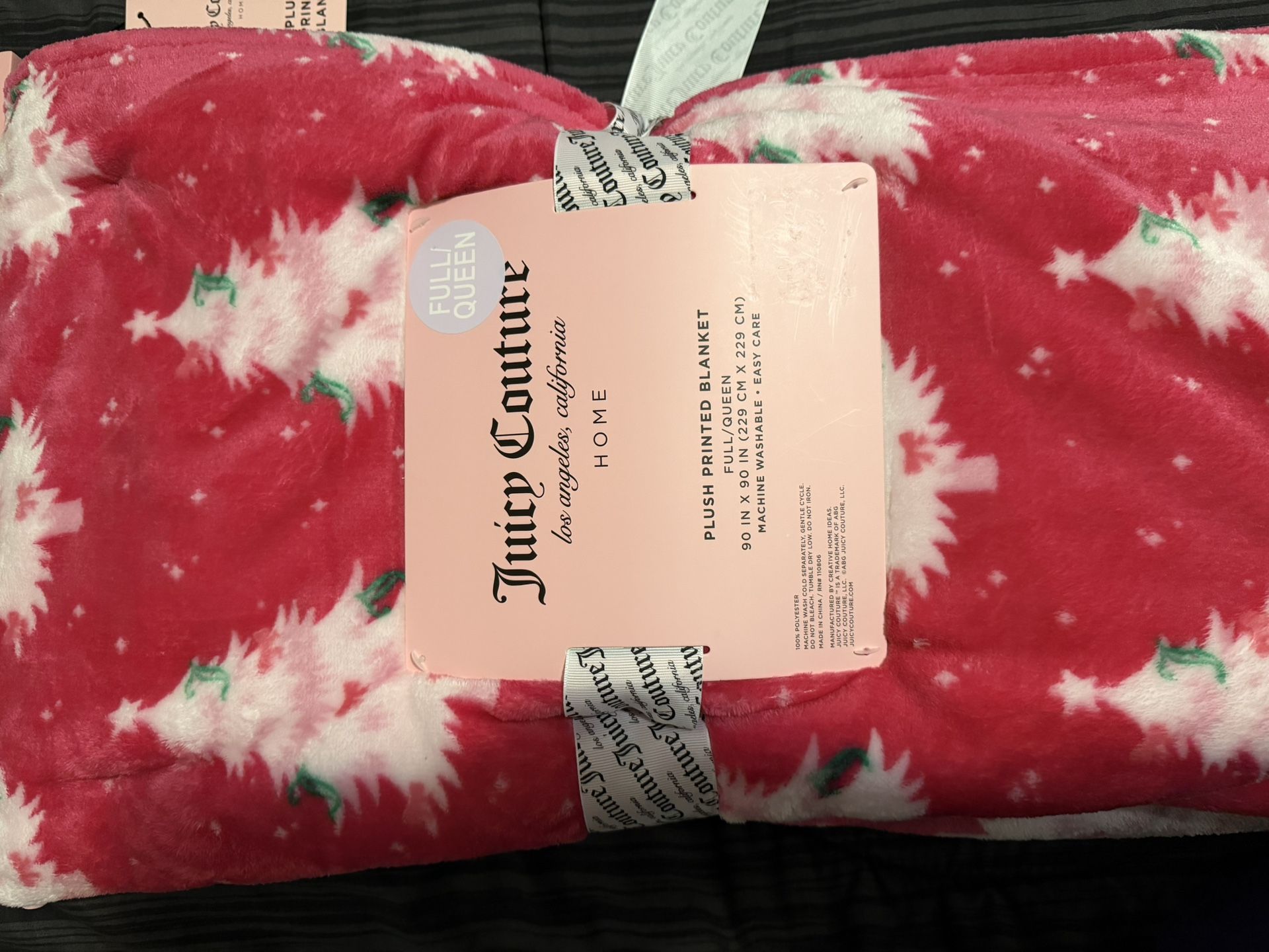 Juicy Couture Christmas Blanket