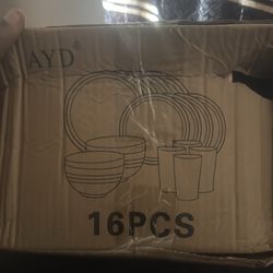 16pcs dish set