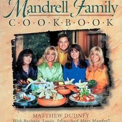 Signed Copy of The Mandrell Family Cookbook                Glass Display Case #1028 @ Georgetown Peddlers Mall