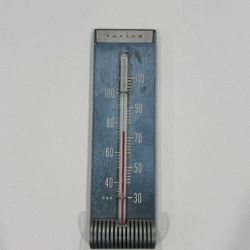 Vintage Taylor Wall Thermometer MCM Raymond Loewy Design