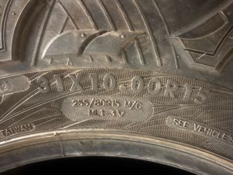 Maxxis carnivore SXS UTV 31 10.0 r15