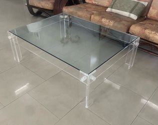 MidCentury Lucite Coffee Table