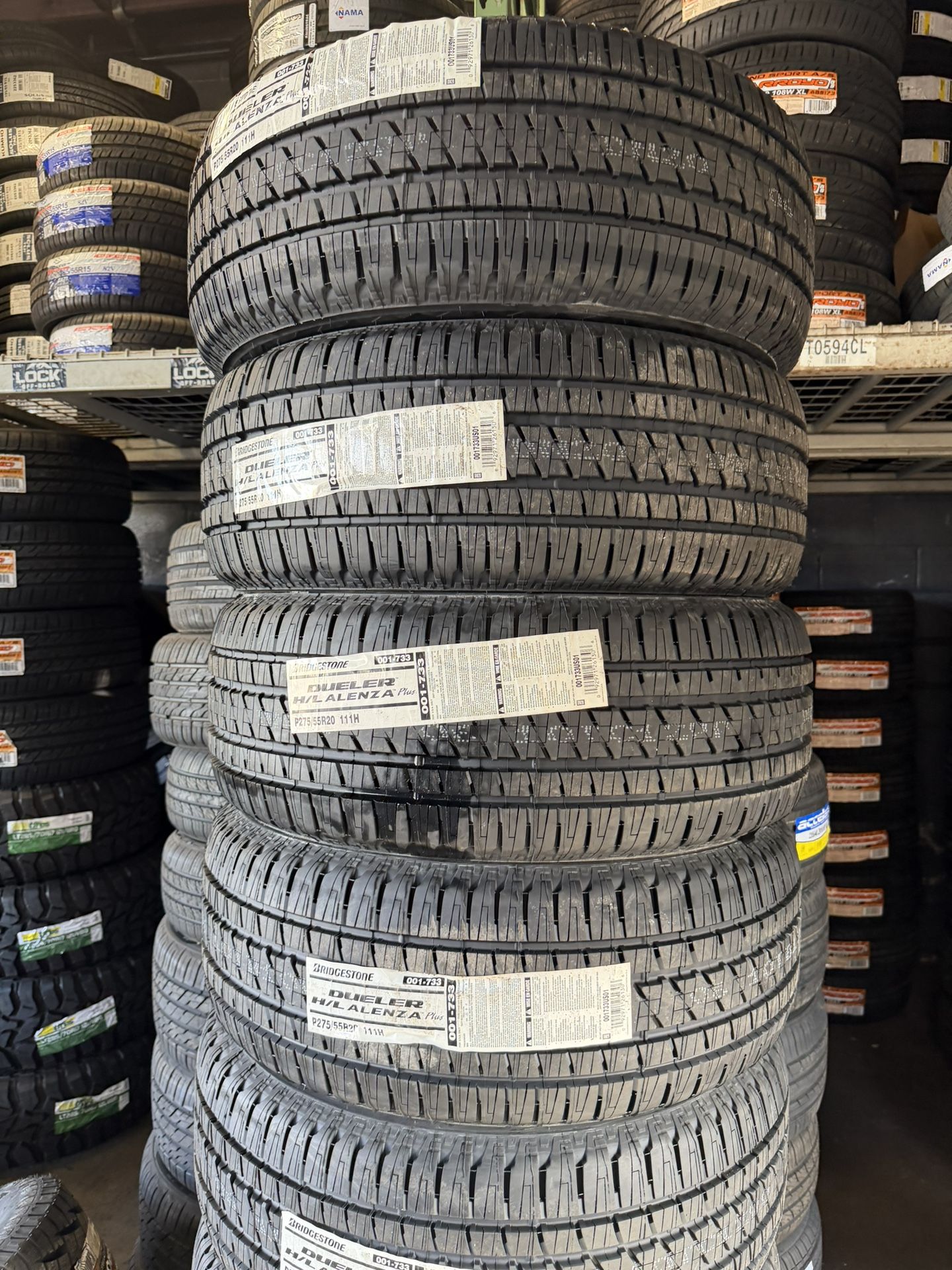 275/55/20 Bridgestone Free Mount And Balance Included