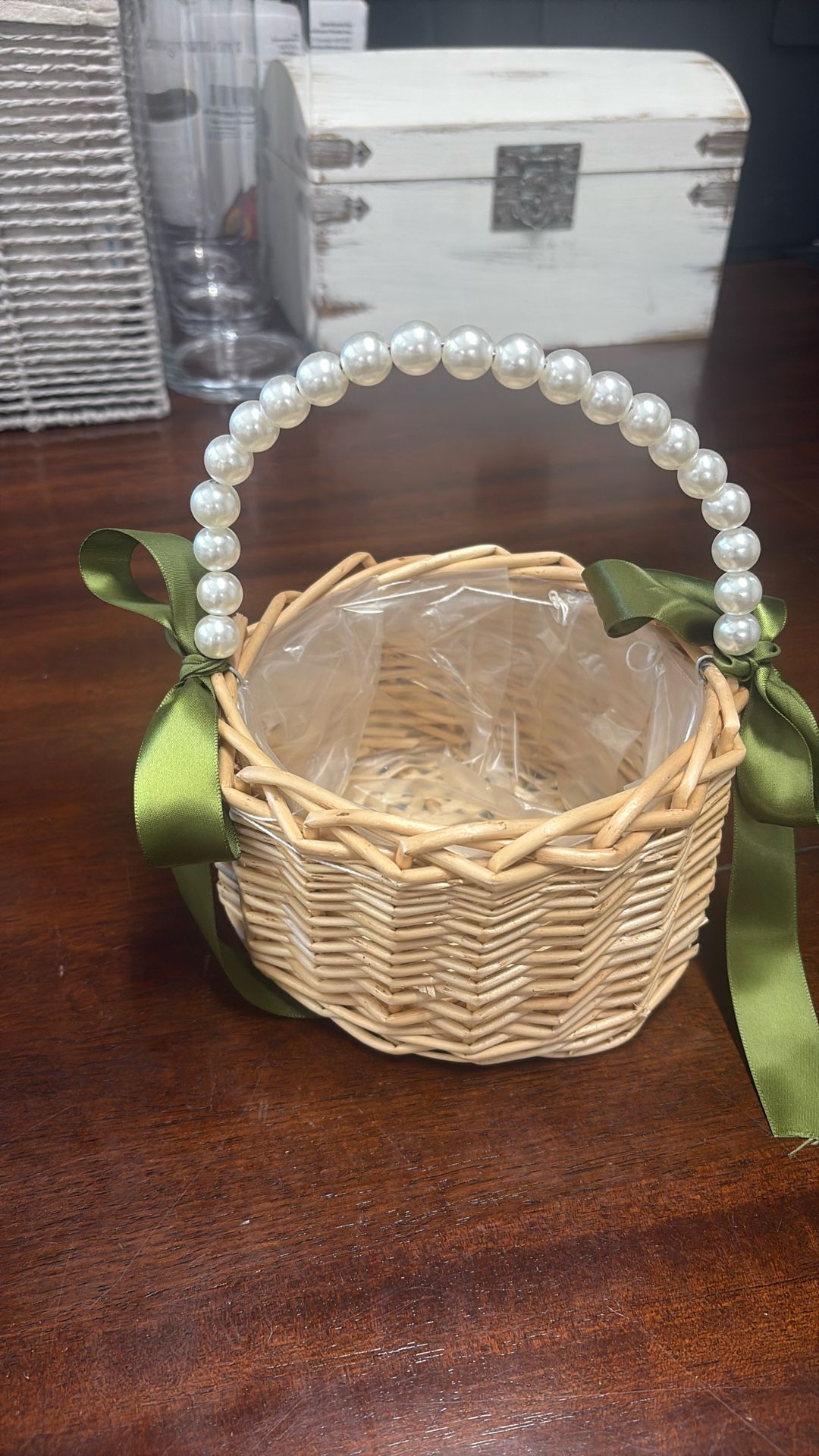 Wedding Flower Girl Basket