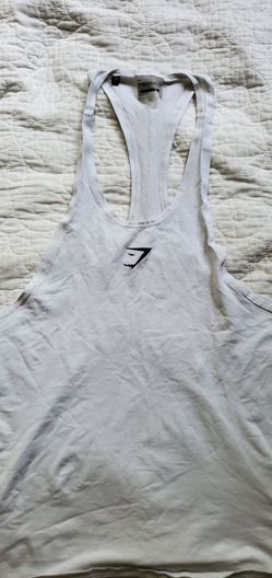 Gymshark Ion Stringer (White) – Size M