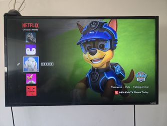 Vizio 39” TV (2018) – Works Great, No Remote, Includes Stands