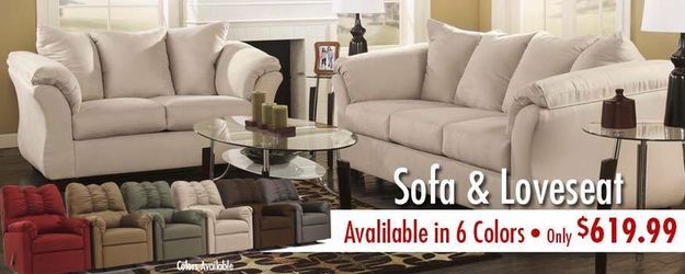 Ashley Sofa & Love Seat