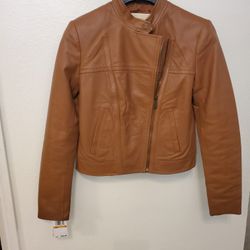 MK leather Jacket Size Small. Worth$250 Plus Tax