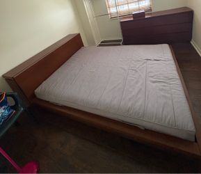 Queen Bed Frame w/ Dresser