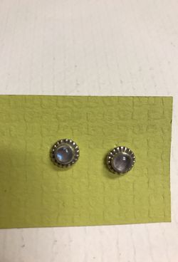 Moonstone sterling silver earrings