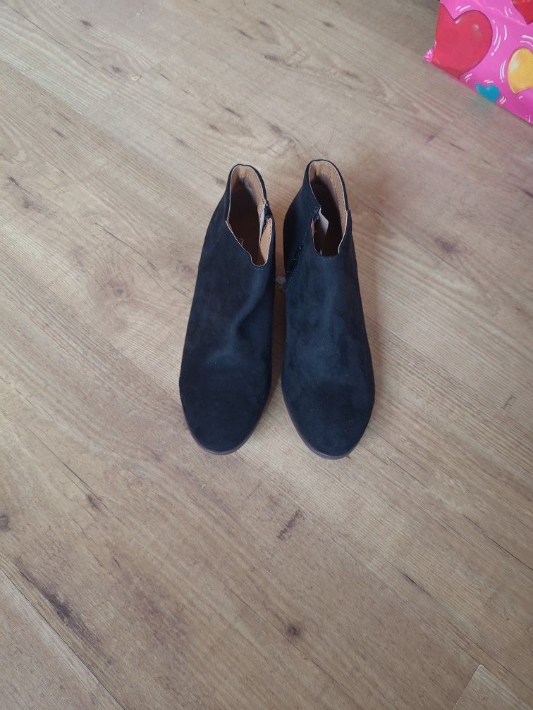 Womens Black Ankle Boots New 7.5