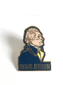 THOMAS JEFFERSON BROOCH PIN