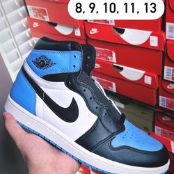 Nike Air Jordan Unc Toe 1 Various Sizes Youth And Men Sizes 