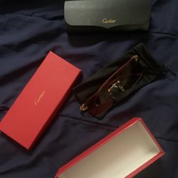 Cartier Glasses (Dark Tints)