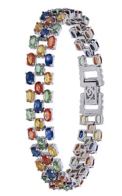 14.91 ct Sapphire Bracelet, worth $10,420 (AIG Certificate), Make an Offer