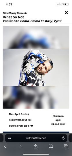 What So Not Tickets 4/6