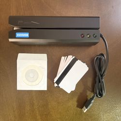 Deftun Card Reader Writer USB Swipe Encode 3 Tracks MSR605X