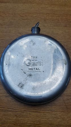 The Gillette Metal hot water bottle