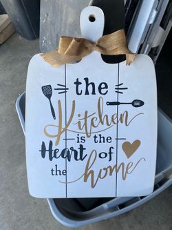 Kitchen Heart of the Home Decorative Sign