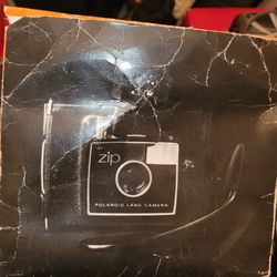 Old Polaroid Camera In Box W/ Manual 