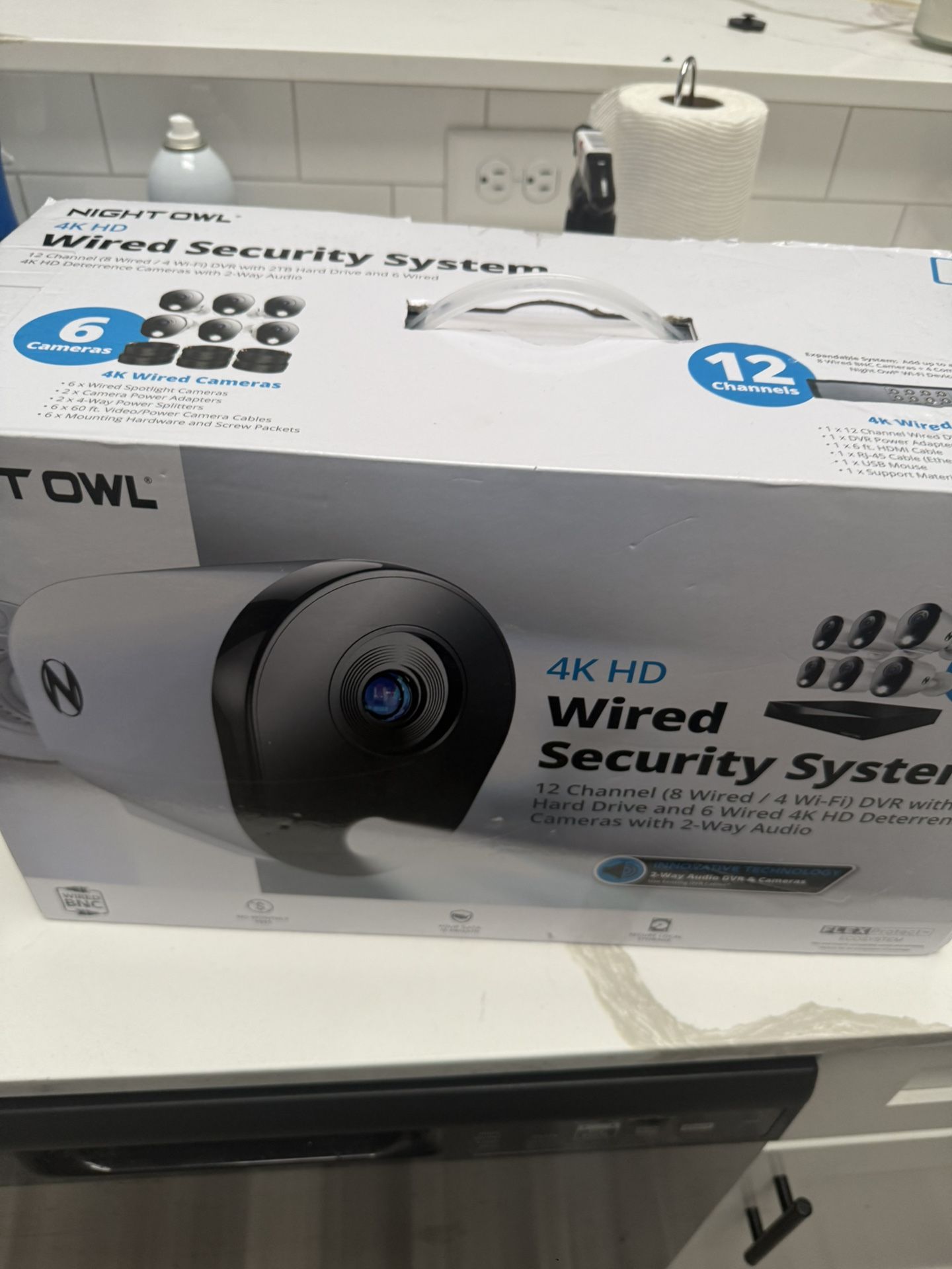 Night Owl 4k Wired/wifi Security System 