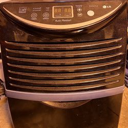 1- LG 70pint Dehumidifier, Has Built In Water Tank & Has Hose In Rear For Automatic Draining, Hardly Used, In Good Condition $60 O.B.O
